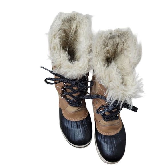 Sorel KIDS Tofino II Little Kid Waterproof Curry/Elk US Sz 3 - Picture 3 of 10